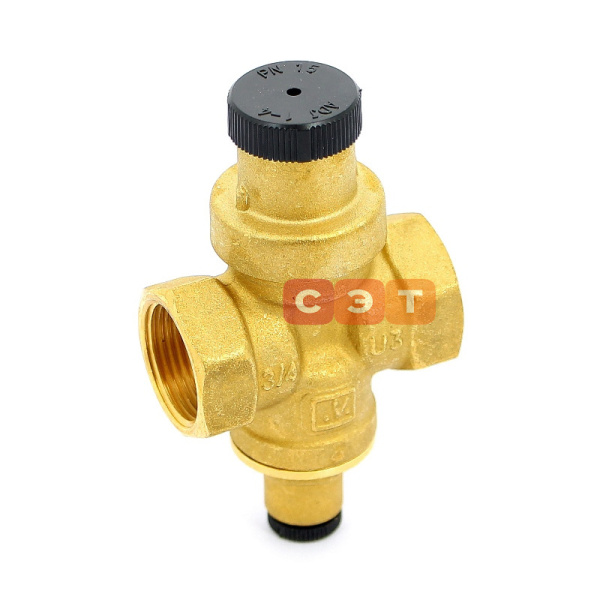 Редуктор давления Compact (латунный, отв. 1/4)  3/4" UF